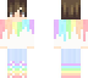 pastel rainbow drips boy