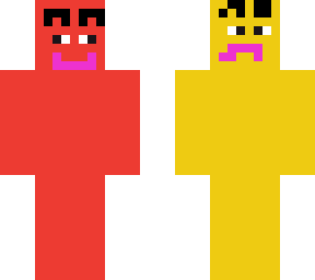 red and yellow