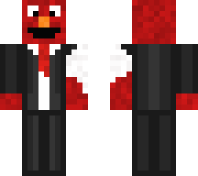 Ripped Suit Elmo | Minecraft Skin