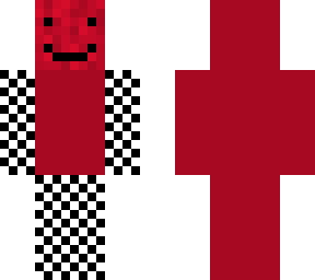 the red and checkered man