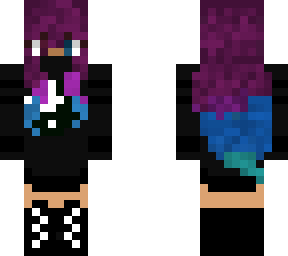 black hooded