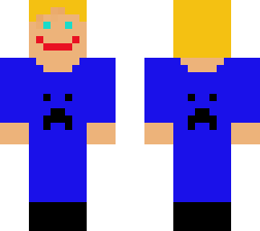 blue chrepper blond hairs