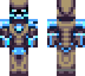 blue cyber  warrior
