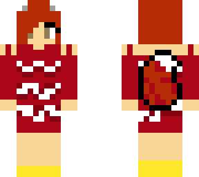fox in crimson dress