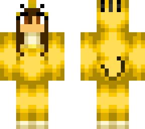 girl in a psyduck outfit