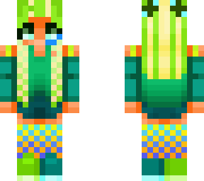 green girl with hedset