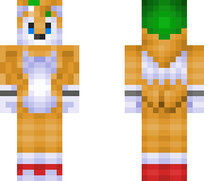 tails comes in with luigis cap.