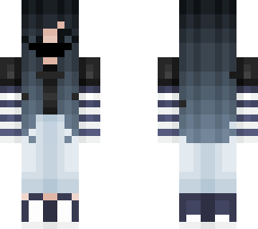 black to blue edgy girl not myn!!!!