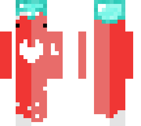 red splash with diamond helmet