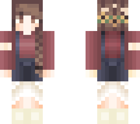 red villagger girl