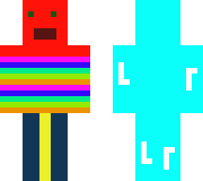 the rainbow character