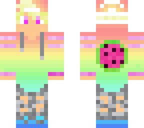 watermelon rainbow boy