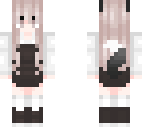 anime wolf and fox girl