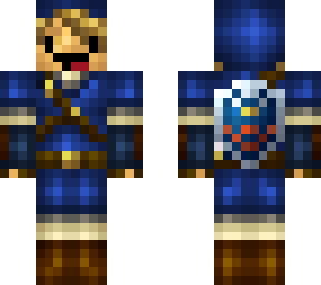 derp face blue link (loz)