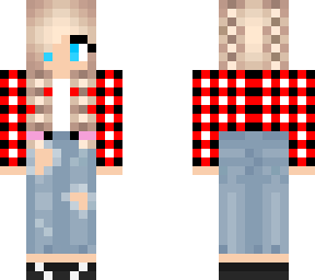 flannel shirt girl