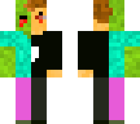 half zombie man