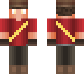 red villager boy