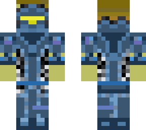 the blue armor
