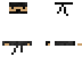 white ninja skin - stone