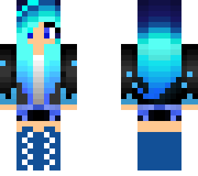blue girl