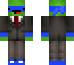 derpy blue ninja turtle in a suit