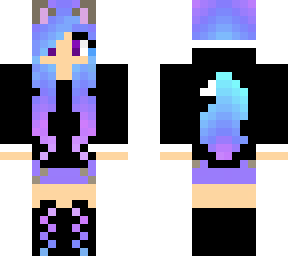 pastel fox girl
