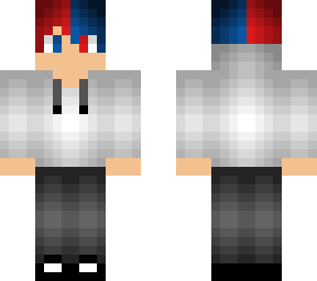 red/blue hair boy