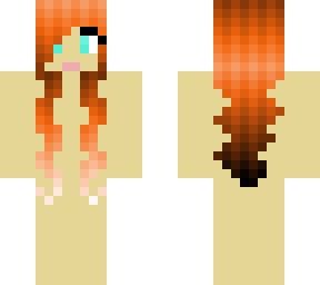 skin base *orange hair ombre*