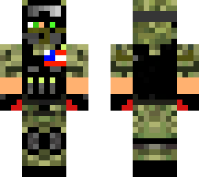 army solider man bloody