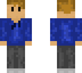blue sweater