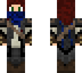 explorer with blue bandana