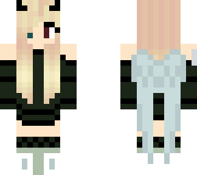 half demon,angel and wolf girl