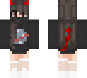 not my skin, masked demon nasa girl