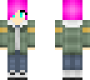 purple hair girl
