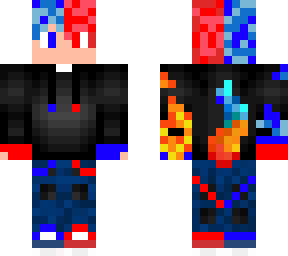 red and blue boy