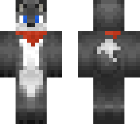 silver foxo w/o clothes bandana 3