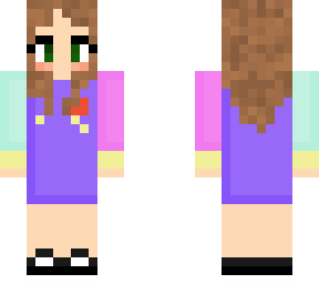 teddy fresh girl (no pants) | Minecraft Skin