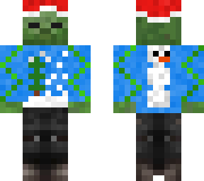 blue sweater zombie v.2