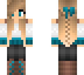 blue winter wolf girl