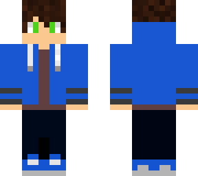 cool blue jacket boy