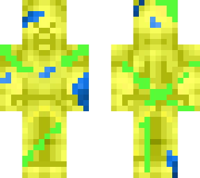 green blue yellow steve