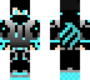 hooded black and blue boy