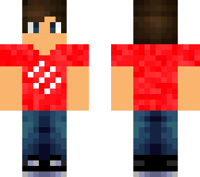 kenah wearing red milky t shirt