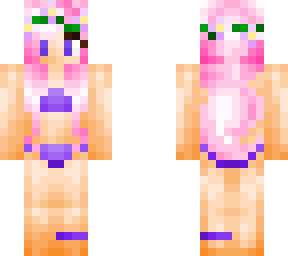pink beach girl