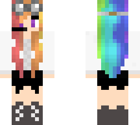 rainbow gamergirl skin