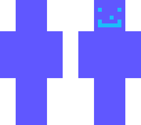 the blue man