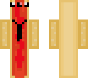 hotdog in a tie