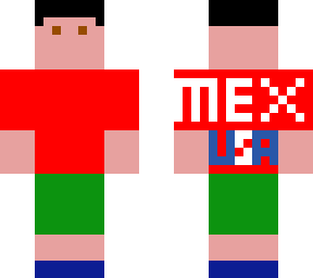 my first skin (mex & usa shirt)