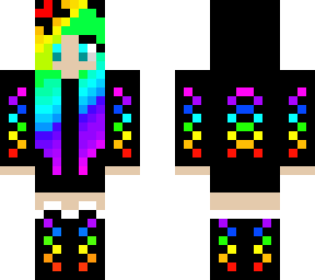 rainbow girl
