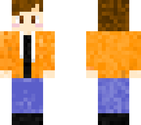 boy orange hoodie